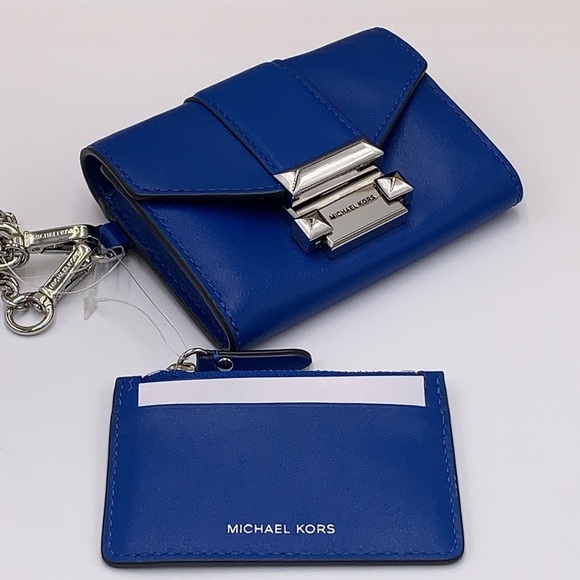 Michael Kors Whitney Small Leather Chain Wallet - Picture 12 of 16